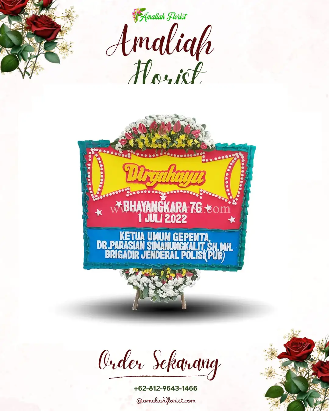 Papan Bunga HUT Ulang Tahun Boyolali